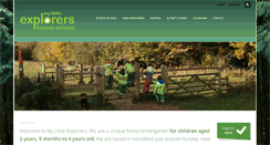 Desktop Screenshot of mylittleexplorers.co.uk